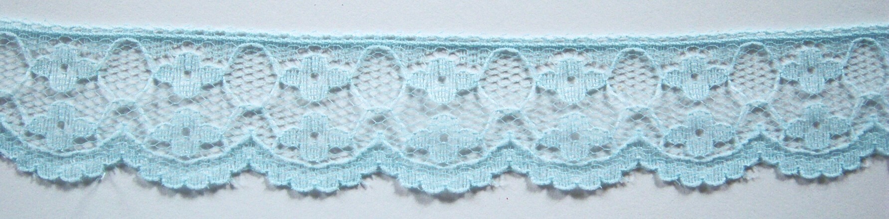 Blue 1 3/16" Nylon Lace