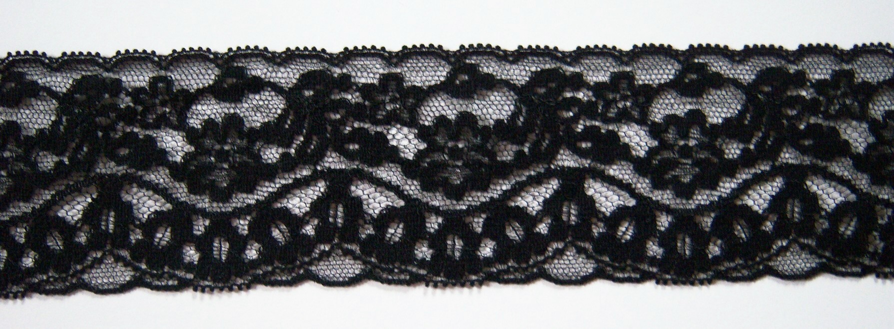 Black 2 1/4" Nylon Lace