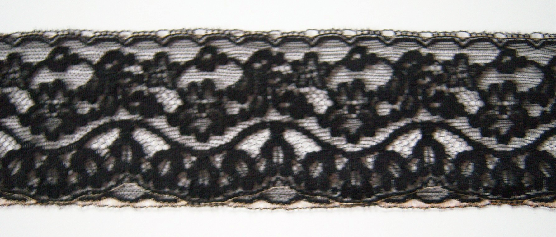 Black 2 1/2" Nylon Lace