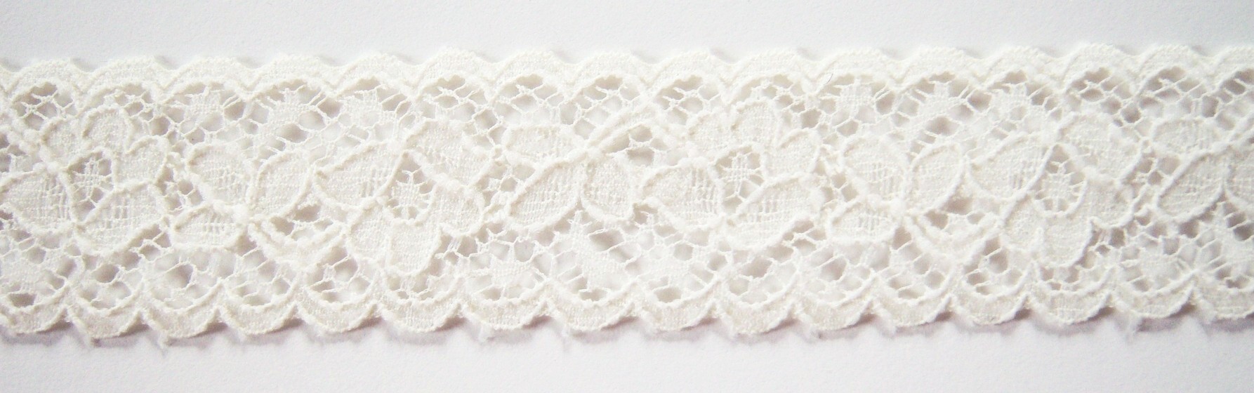 Cream 1 1/8" Nylon Lace