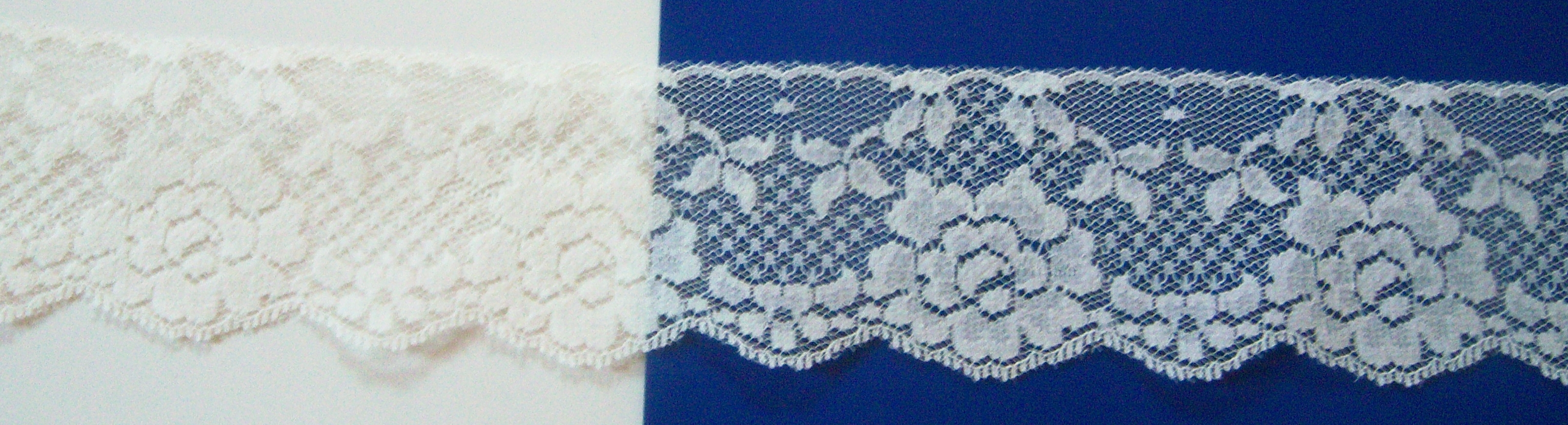 Oyster 2 1/4" Nylon Lace