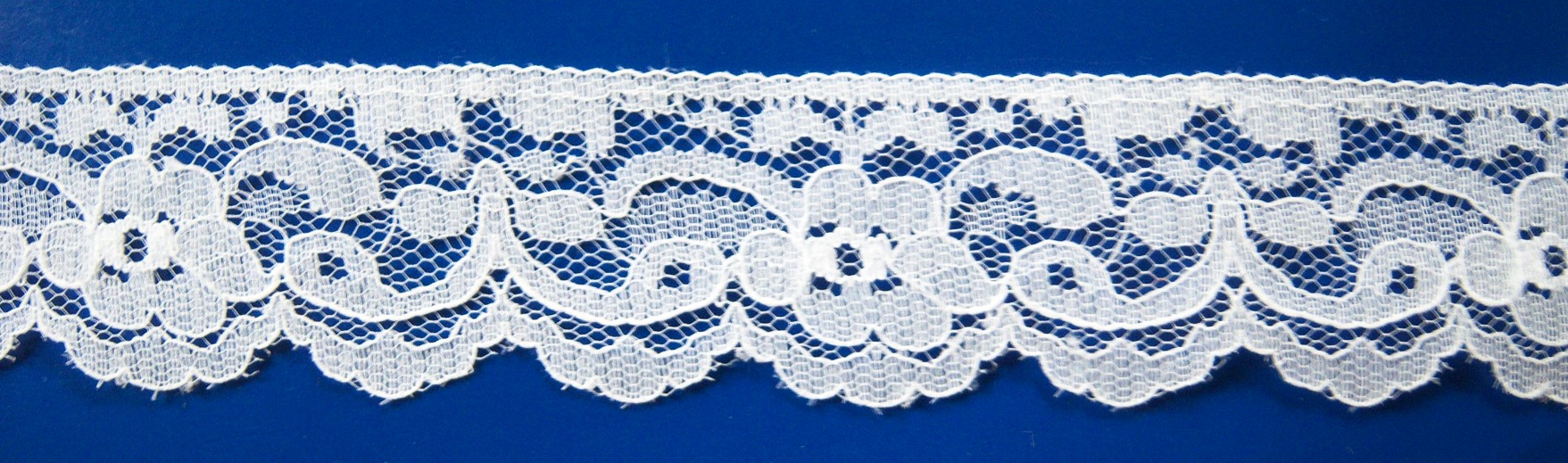 White 1 5/8" Nylon Lace