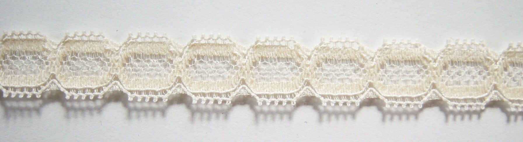 Light Ivory 9/16" Nylon Lace