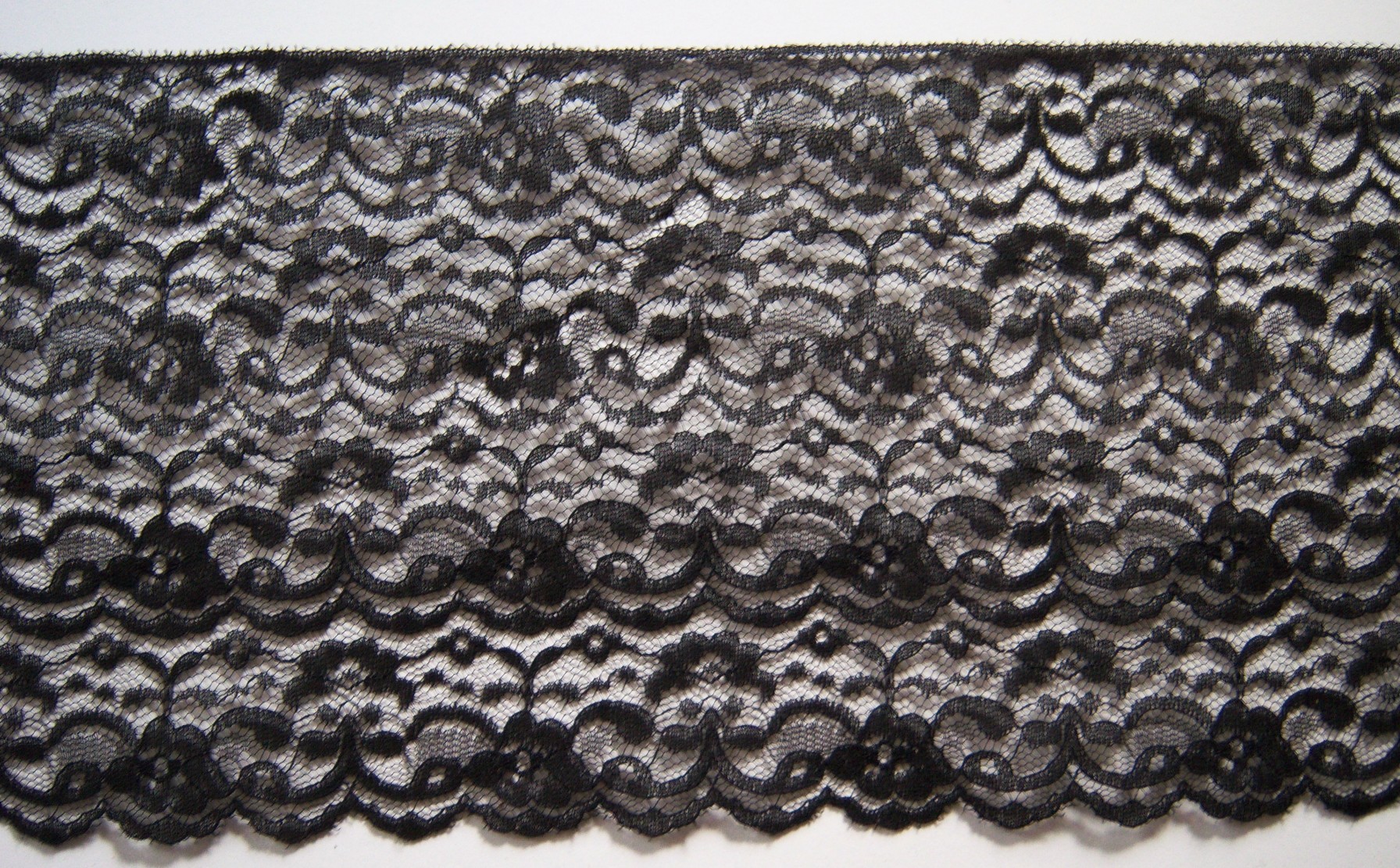 Black 7" Nylon Lace