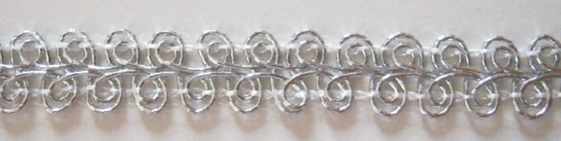 Wyla Silver 1/2" Gimp Braid