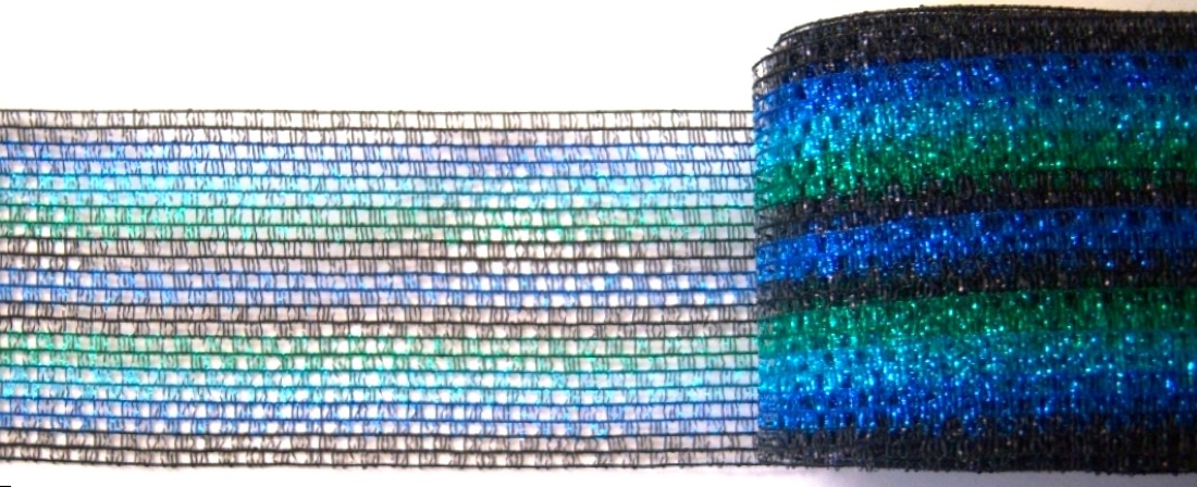 Blue/Green Multi Mesh 2 3/4" Trim