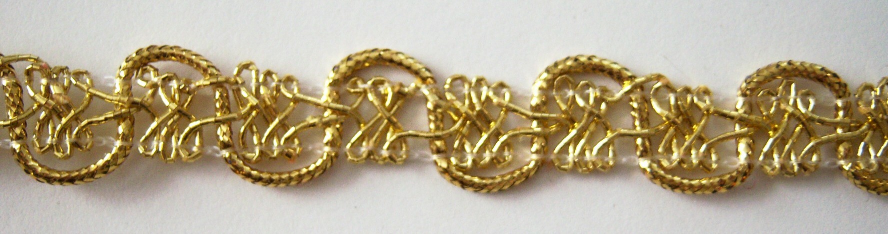 Gold Metallic China Made 1/2" Braid