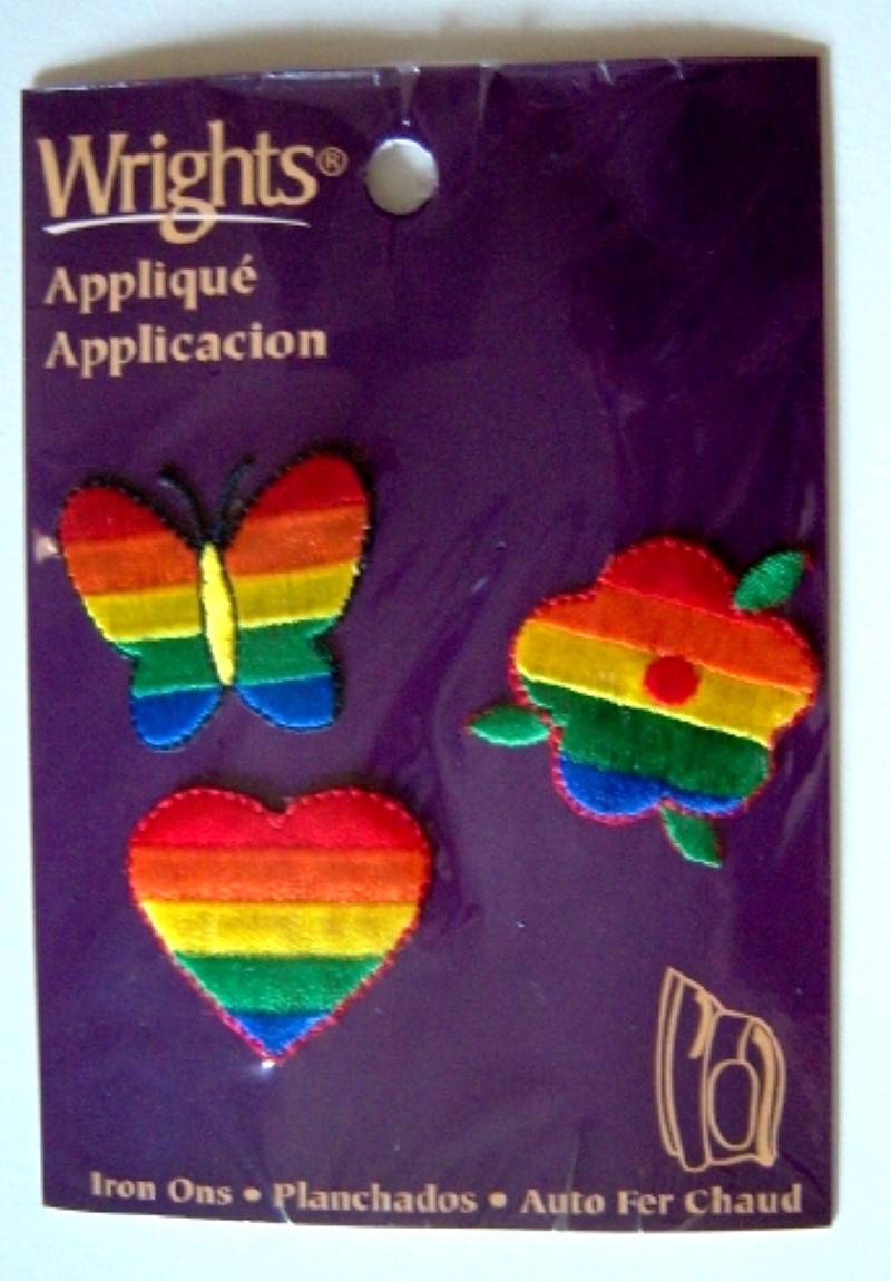 Rainbow Set Iron On Appliques