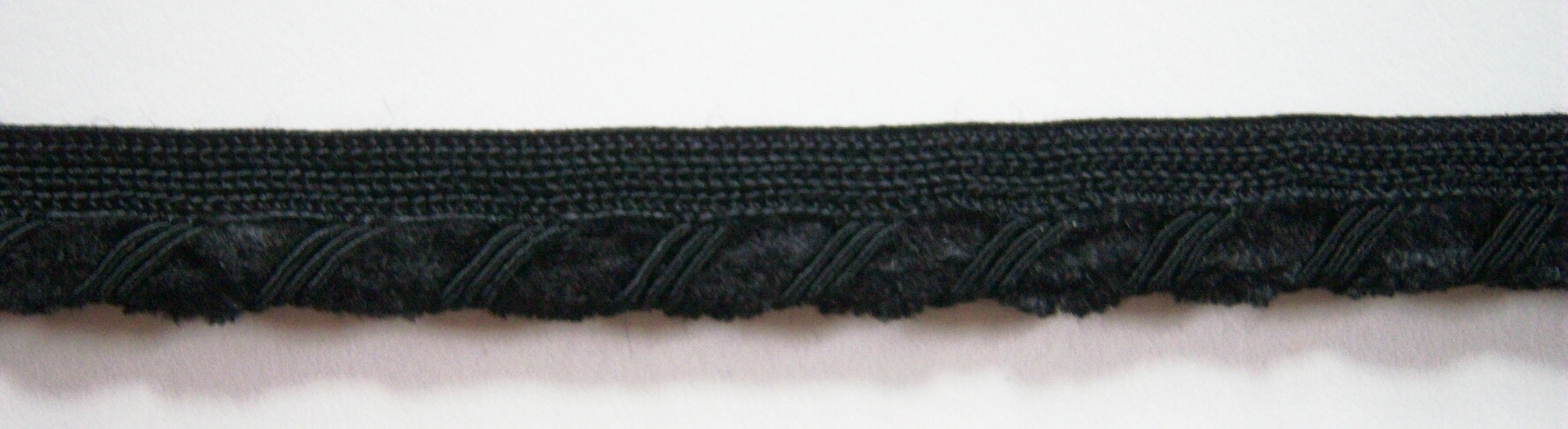 Black Chenille/Cords Piping