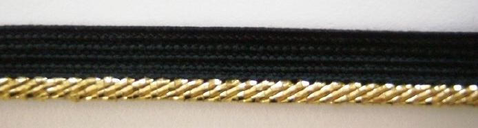 Black/Gold 1/8" Piping