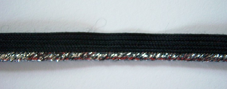 Black/Silver 3/16" Piping