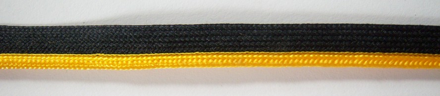 Black/Sunset Gold  Piping