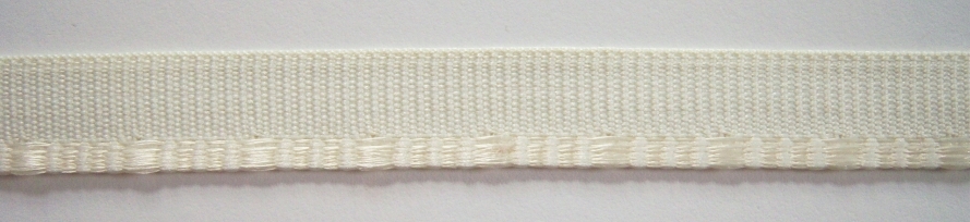 Cream Flat Piping