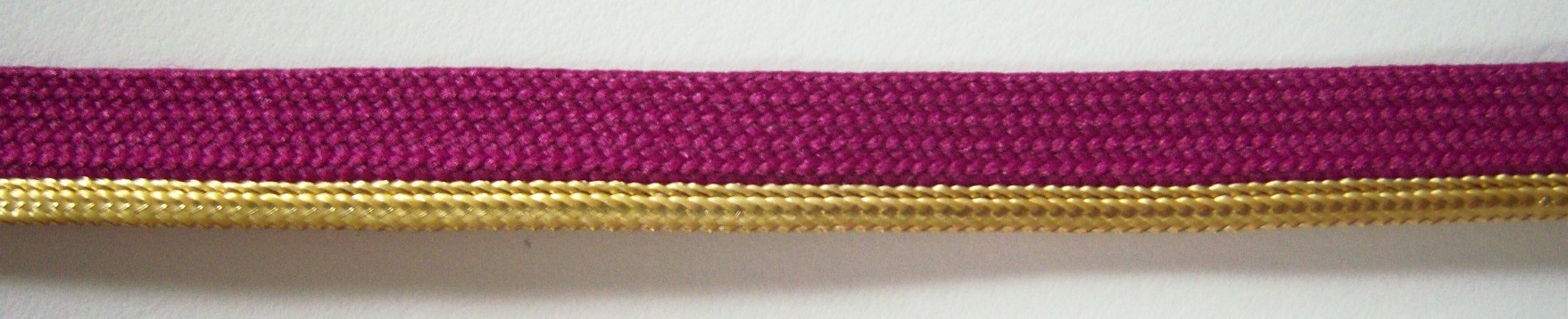 Rasberry/Gold 1/16" Piping
