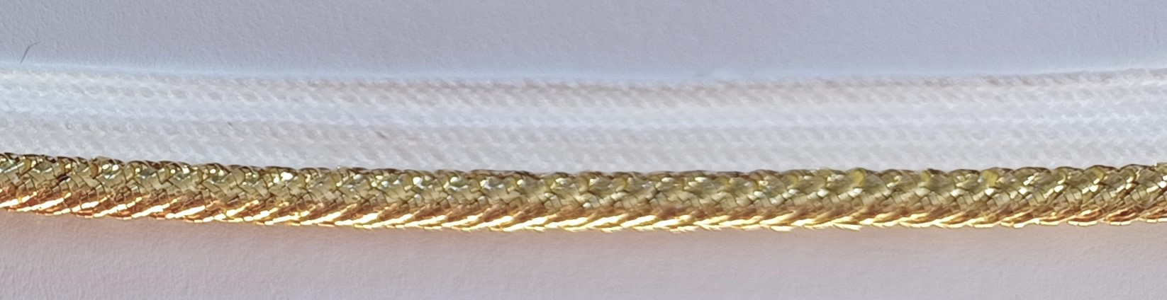 White/Gold 3/16" Piping