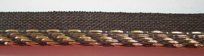 Brown/Gold 1/4" Piping