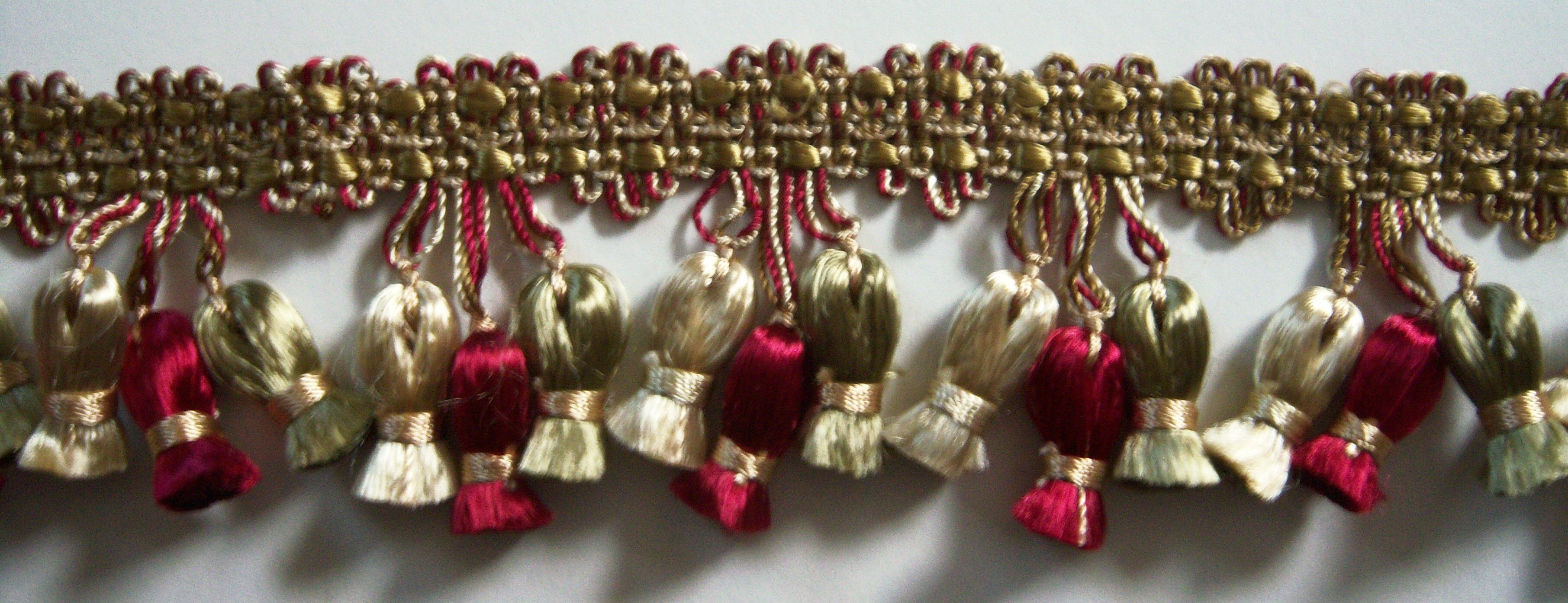 Ruby 2" Triple Tassel Fringe