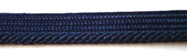 Light Navy 1/8 Inch Rayon Ridged Piping