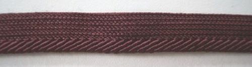 Raisin 1/8 Inch Rayon Ridged Piping