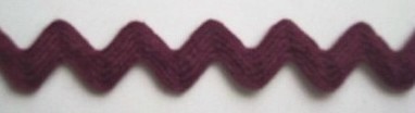 Wine 3/8" Rick Rack