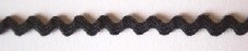 Jet Black 3/16" Rick Rack