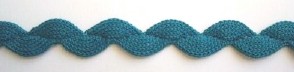 Teal Knit 1/2" Rick Rack
