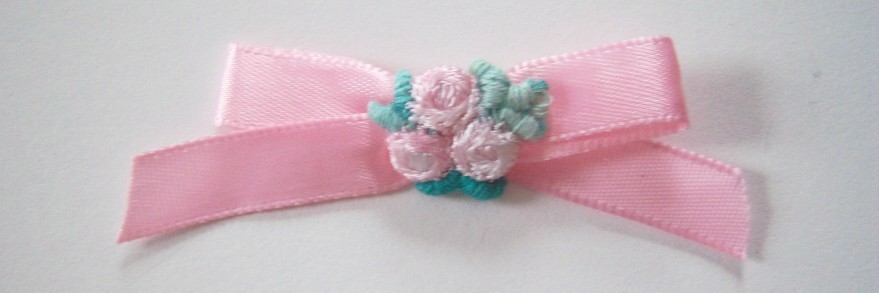 Pink Satin/TriBud Bow