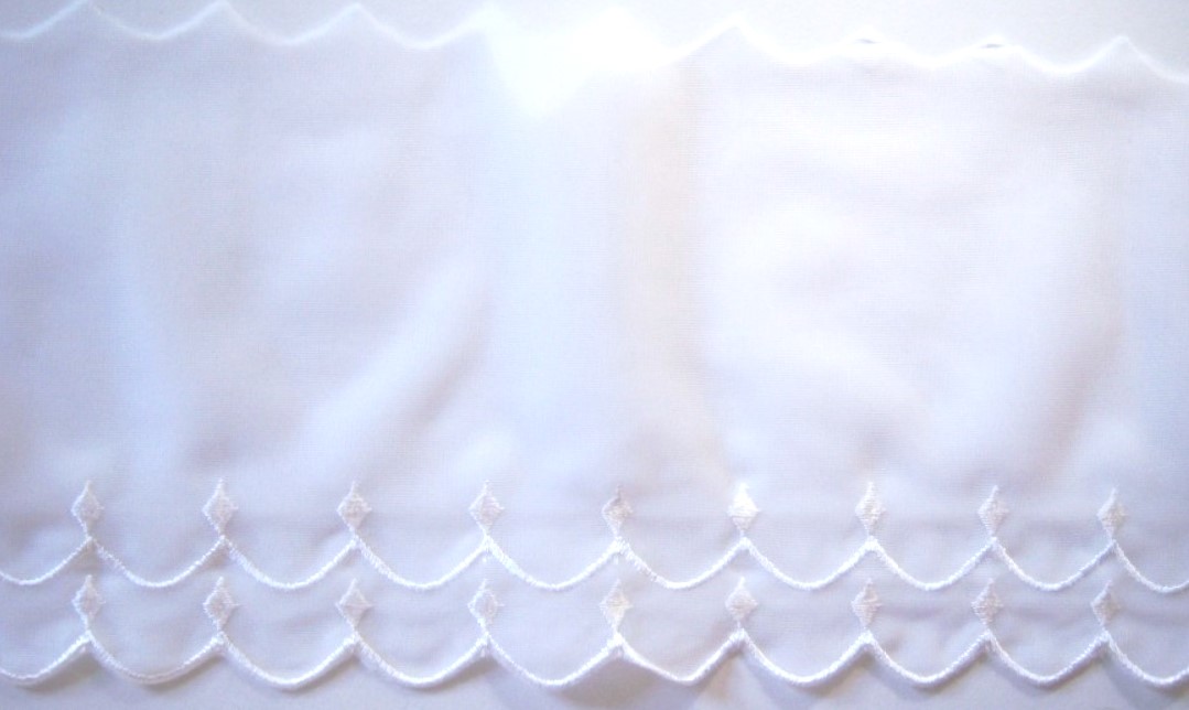 Off White 5 1/4" Double Tricot