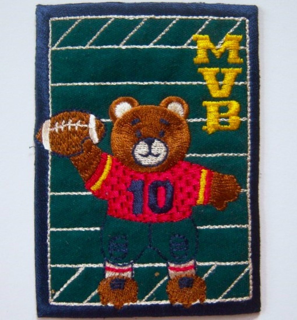 Most Valuable Bear Applique