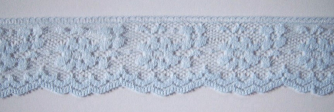 Powder Blue 1 1/4" Soft Lace