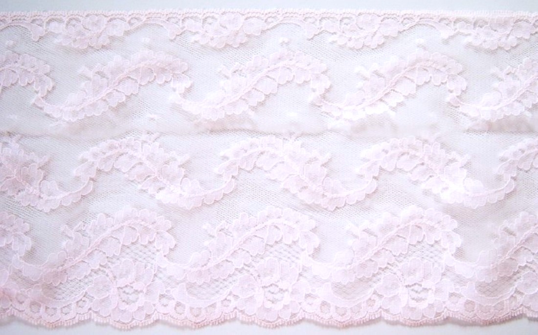 Blush 6 1/4" Nylon Lace