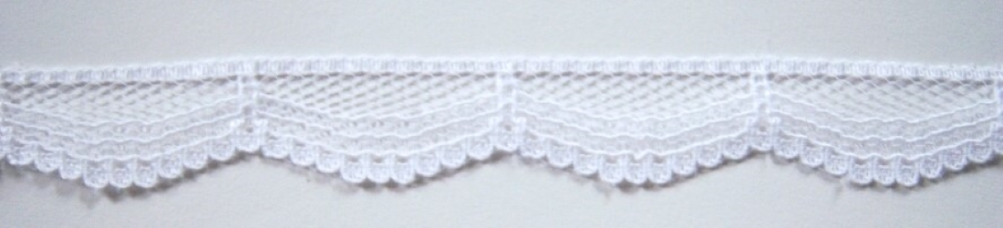 Natural White 5/8" Nylon Lace