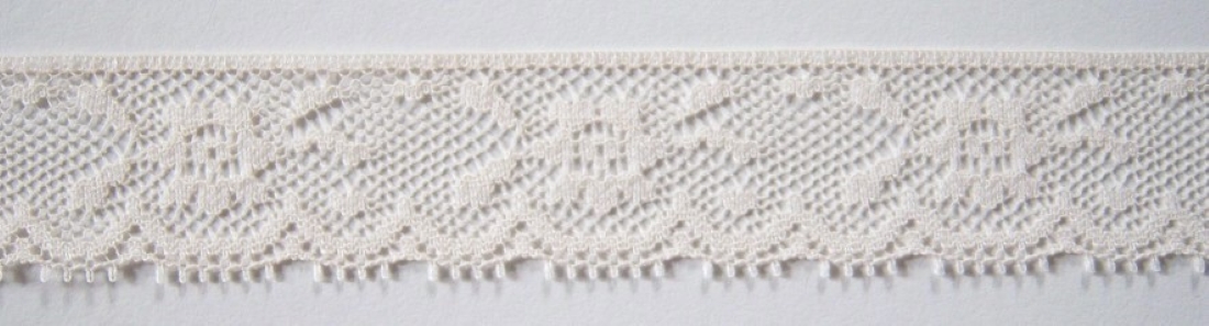 Light Ivory 3/4" Nylon Lace