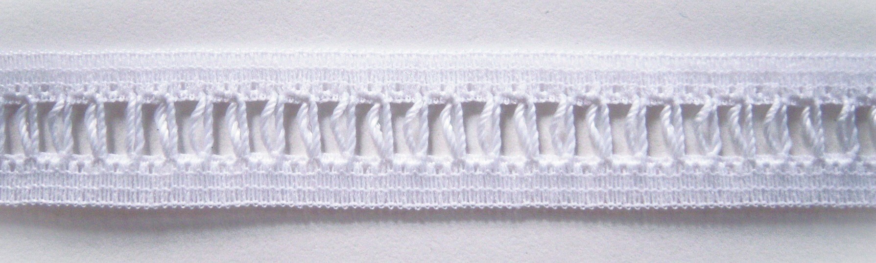 White 9/16" Nylon Lace