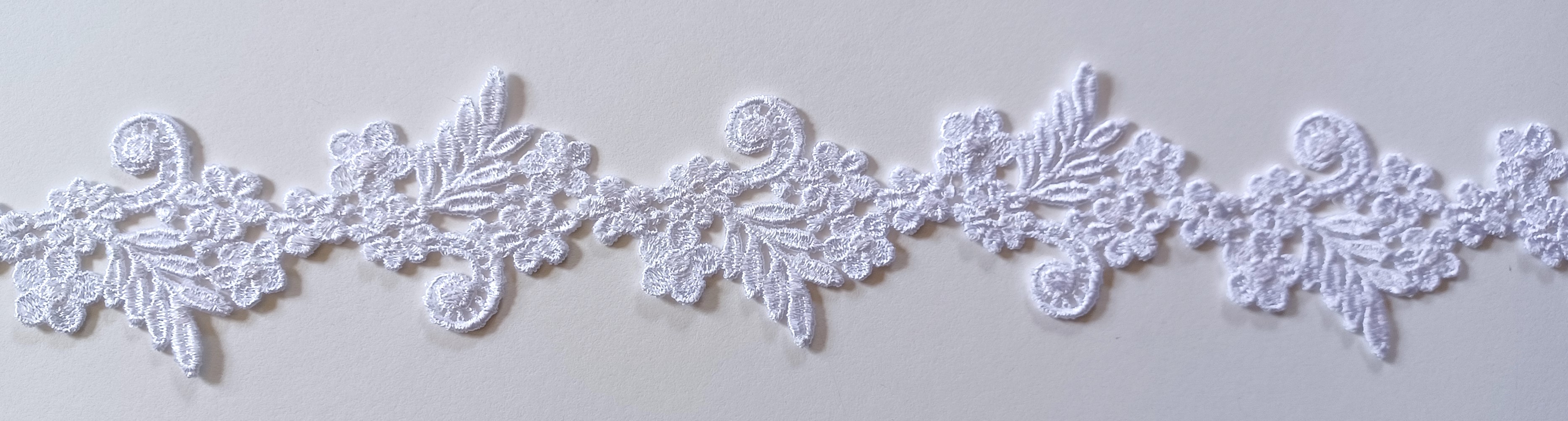 White 2" Venise Lace