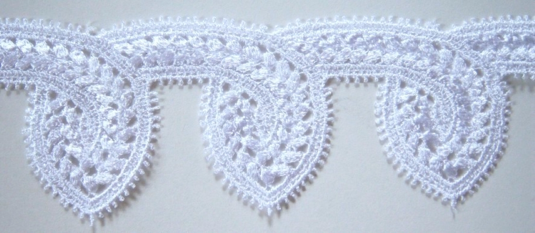 White 2 1/2" Venise Lace
