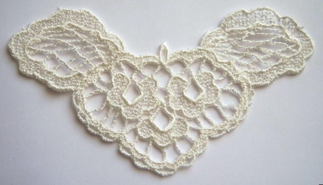 Ivory Venise Lace Applique