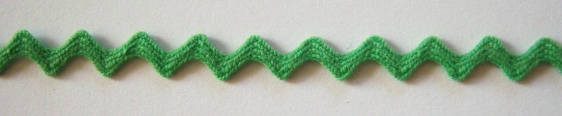 Grass Green 1/4" Rick Rack
