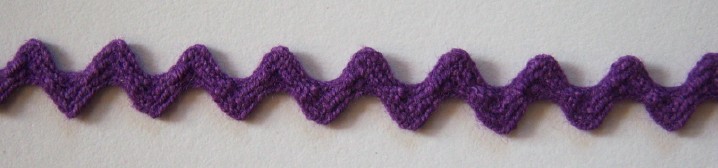 Purple 1/4" Rick Rack