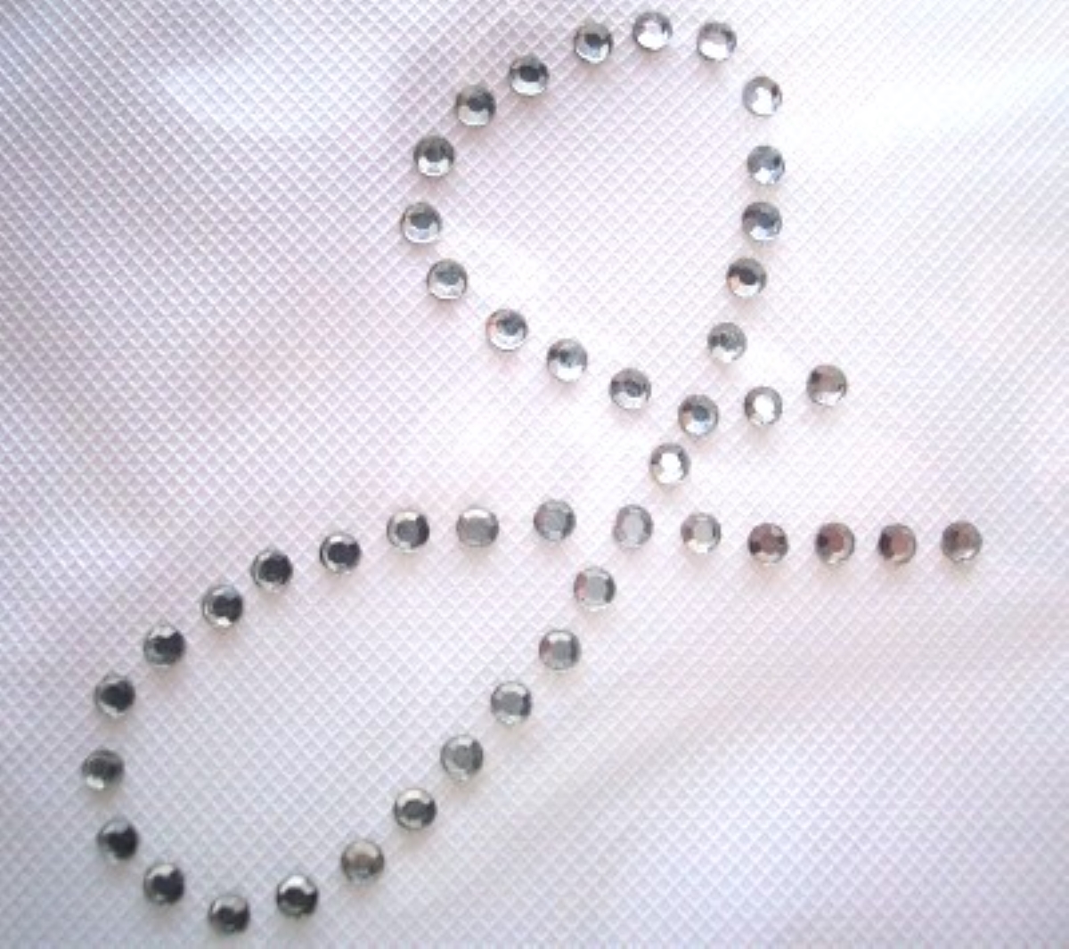 Letter j 45 - 4mm Rhinestones