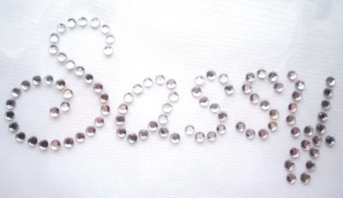 Sassy Rhinestone 6" Iron On Transfer