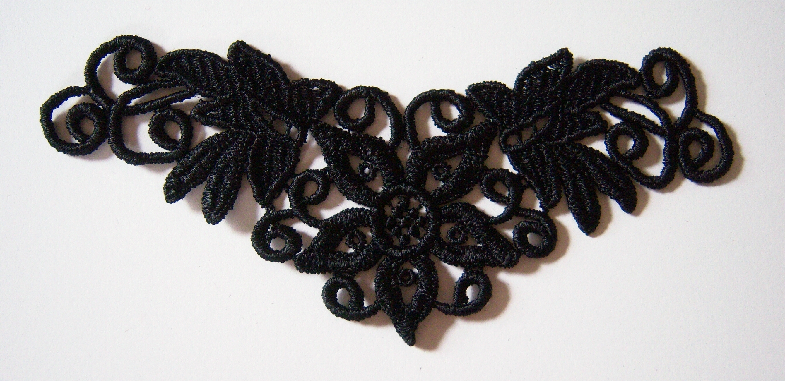 Black Venise Lace Applique