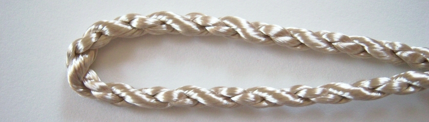 Light Silver 3/16" Poly Fancy Cord