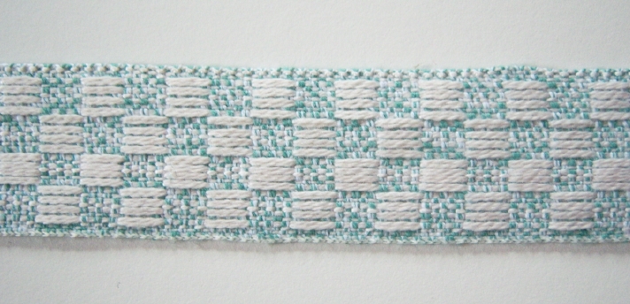 Oyster/Spearmint 1 1/4" Braid