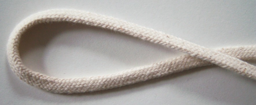 Natural Tubular 1/4" Drawstring Cord