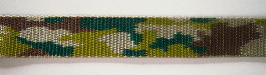 Camo 1/8 Thick Polypro 1" Webbing