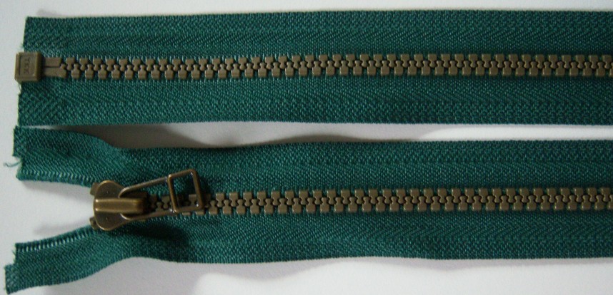Hemlock YKK 21 1/2" Vislon Separating Zipper