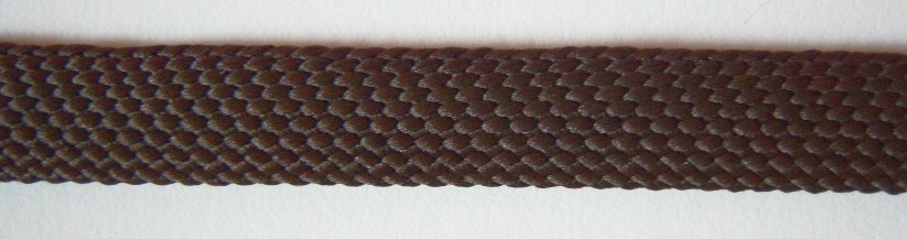 Dk Brown 1/2" Fold Over Braid
