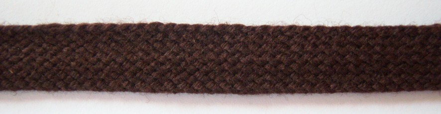 Dk Brown 9/16" Fold Over Braid