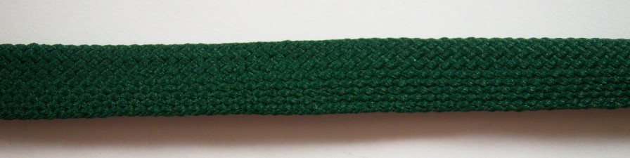 Hunter Green 1/2" Fold Over Braid